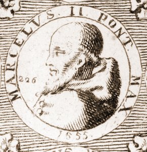 Portret van Marcel II (1501 - 1555). door Unknown artist