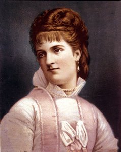 Portret van Margarita van Savoye Genes (Margherita di Savoia) door Unknown artist