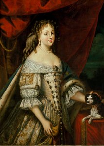Portret van Maria Giovanna Battista di Savoia Nemours, echtgenote van Carlo Emanuele II. Anoniem schilderij. 17e eeuw Turijn, koninklijk paleis door Unknown artist