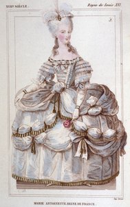 Portret van Marie Antoinette (1755-1793)