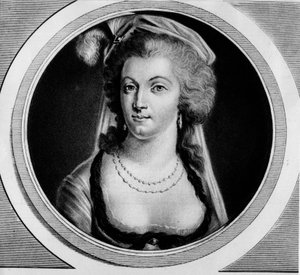Portret van Marie Antoinette