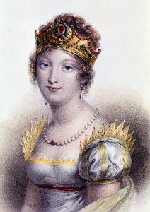 Portret van Marie Louise, hertogin van Parma, keizerin-gemalin van de Fransen (gravure) door Unknown artist