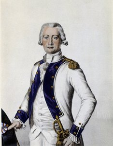 Portret van Marquis de Lostanges, Kapitein in het Forez Regiment in 1786 door Unknown artist