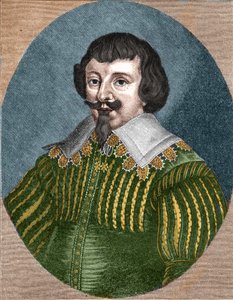 Portret van Martin Opitz, vader van de Duitse poëzie door Unknown artist