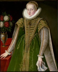 Portret van Maria Christina van Oostenrijk, vrouw van Sigismund I Bathory