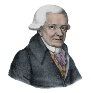 Portret van Michael Haydn (1737-1806), broer van Franz Josef Haydn door Unknown artist