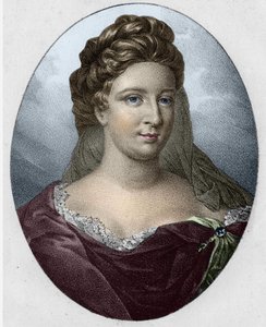 Portret van mevrouw Antoinette Deshoulières (1634-1694) door Unknown artist