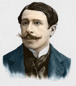 Portret van Paul Adam (1862-1920), Franse schrijver.