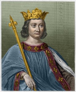 Portret van Filips IV, bijgenaamd de Schone, koning van Frankrijk - in 