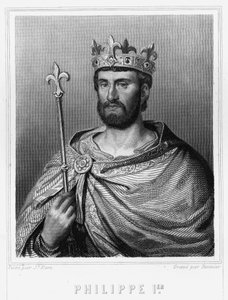 Portret van Filips I (1060 - 1108), Koning van Frankrijk - in 