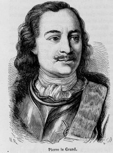 Portret van Pierre Le Grand door Unknown artist