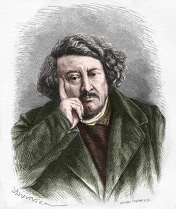Portret van Pierre Leroux, Franse filosoof, publicist en politicus (1797 - 1871) door Unknown artist