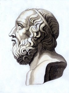 Portret van Plato (-428; -348) door Unknown artist
