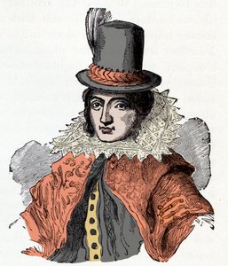 Portret van Pocahontas, later Rebecca Rolfe door Unknown artist