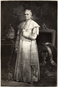 Portret van Paus Pius IX (Giovanni Maria Mastai Ferretti)