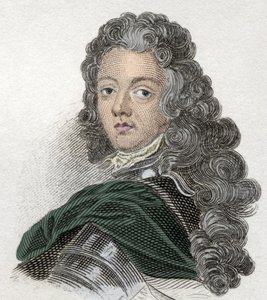 Portret van prins Eugenius van Savoye-Carignan (Savoie Carignan, graaf van Soissons (1663-1736), Franse militair. Gravure uit de 19e eeuw door Unknown artist