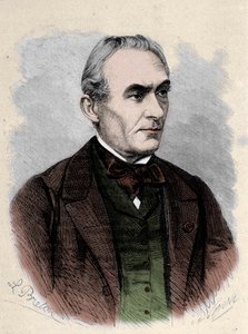 Portret van Prosper Merimee Franse schrijver (1803-1870). door Unknown artist