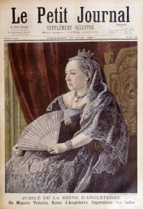 Portret van Koningin Victoria ter gelegenheid van haar jubileum - in 