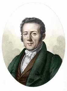 Portret van René Primrose Lesson (1794-1849), natuuronderzoeker en bioloog