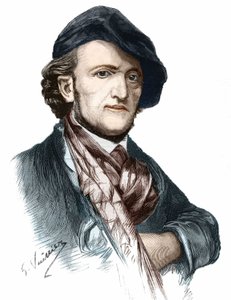 Portret van Richard Wagner (1813-1883), Duitse componist en toneelschrijver door Unknown artist