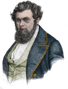 Portret van Robert Blum (1807-1848), een Duitse politicus, journalist, uitgever en dichter door Unknown artist