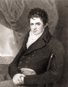 Portret van Robert Fulton (1765 - 1815), Amerikaanse scheepsbouwmechanicus (Nautilus) door Unknown artist