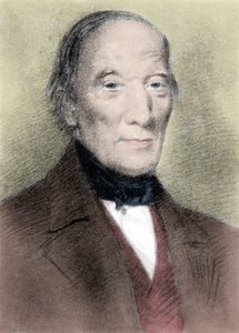 Portret van Robert Owen (1771-1858), Britse filantroop en socialist. door Unknown artist