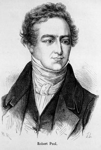 Portret van Robert Peel, Britse politicus (1788 - 1850) door Unknown artist