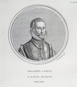 Portret van Roland de Lassus (Orlando di Lasso) door Unknown artist
