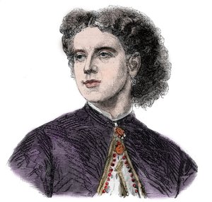 Portret van Rosine Bloch (1844-1891) Franse mezzosopraan zangeres door Unknown artist