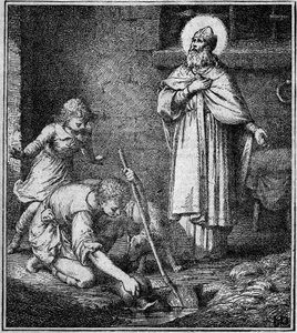 Portret van Saint Apollinaire, eveque van Valencia door Unknown Artist