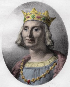 Portret van Saint Louis, koning van Frankrijk door Unknown artist
