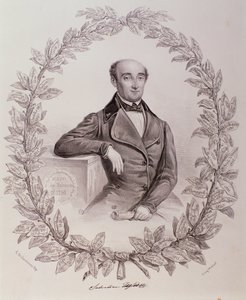 Portret van Salvatore Taglioni (gravure) door Unknown artist