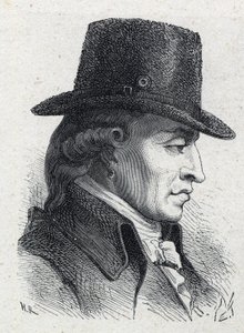 Portret van Stanislas Marie Maillard, deurwaarder en emblematische figuur van de Franse Revolutie