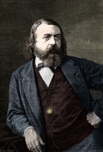 Portret van Theophile Gautier (1811-1872), Franse schrijver door Unknown artist
