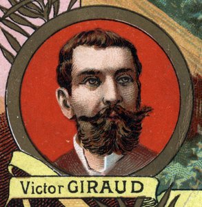 Portret van Victor Giraud Franse reiziger van de 19e eeuw