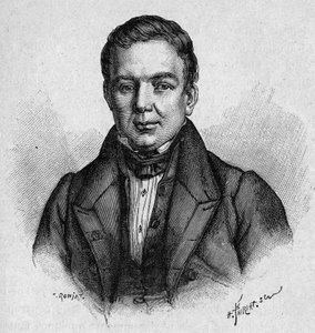 Portret van Villemain, Franse professor en politicus (1790 - 1870) door Unknown artist
