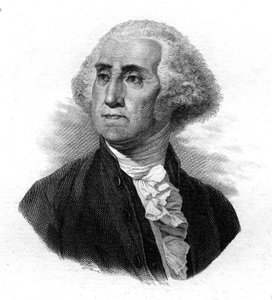 Portret van Washington door Unknown artist