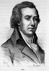 Portret van William Pitt de Jongere (1759-1806), voormalig Brits minister door Unknown artist