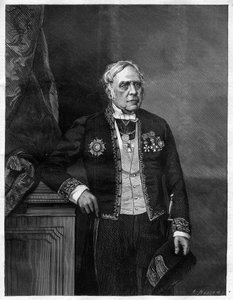 Portret van Engelse componist Daniel François Esprit Auber (1782-1871).