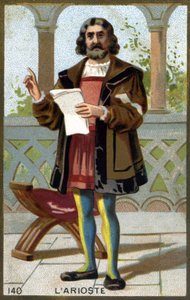 Portret van de Ariosta (1474 - 1533) of Ludovico Ariosto door Unknown artist