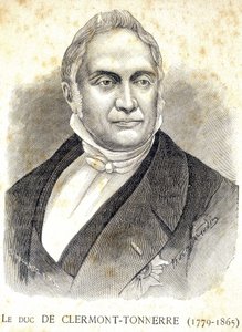 Portret van de Hertog van Clermont - Thunder - in 