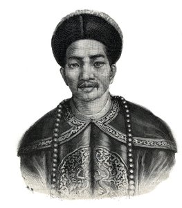 Portret van de keizer van Japan, Mutsuhito (Meiji Tenno) door Unknown artist