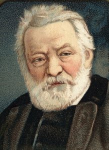 Portret van de Franse schrijver Victor Hugo (1802-1885). door Unknown artist