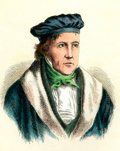 Portret van de Duitse filosoof Georg Wilhelm Friedrich Hegel (1770-1831)