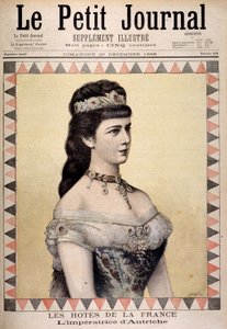 Portret van keizerin Elizabeth van Oostenrijk (Sissi) door Unknown artist