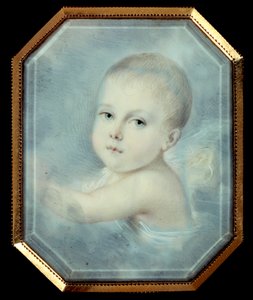 Portret van de koning van Rome als baby, zoon van keizer Napoleon I en toekomstige Napoleon II door Unknown artist