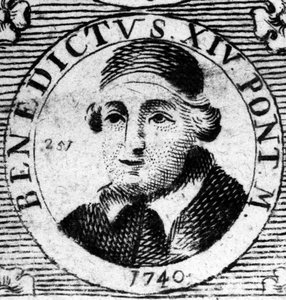 Portret van Paus Benedictus XIV (1675-1758)