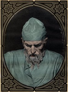 Portret van de tsaar Ivan IV de Verschrikkelijke (1530-1584) - gravure door Unknown artist