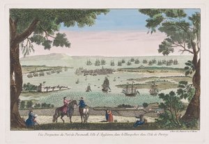 Portsmouth, Engeland in de 18e eeuw. door Unknown artist
